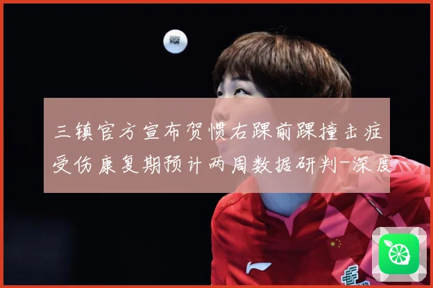 三镇官方宣布贺惯右踝前踝撞击症受伤康复期预计两周数据研判-深度解析